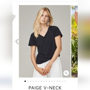 Jungmaven Paige V-Neck Tee Orange